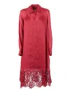 Max Mara Studio Abito + 1 Pezzo Mela In Red