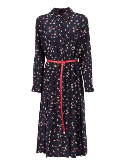 Max Mara Studio Abito Elmo In Blue