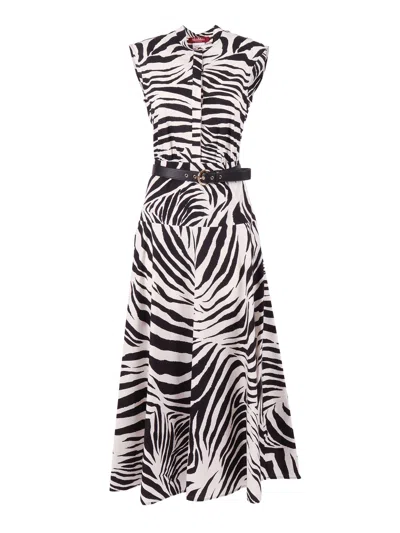 Max Mara Studio Abito West In Multi