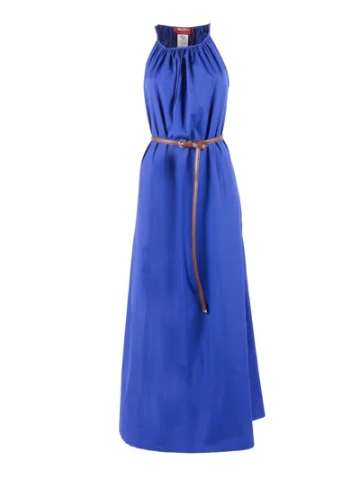 Max Mara Studio Abito Zuppa In Blue