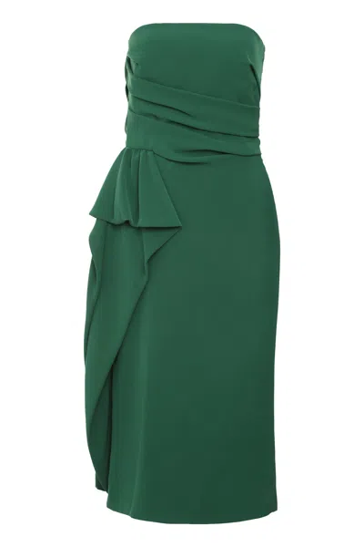 Max Mara Studio Acceso Dress In Green
