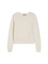 Max Mara Studio Aceto Sweater Beige In Neutral