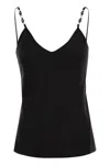 Max Mara Afelio Beaded Strap Camisole In Black