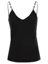 Max Mara Afelio Beaded Strap Camisole In Black