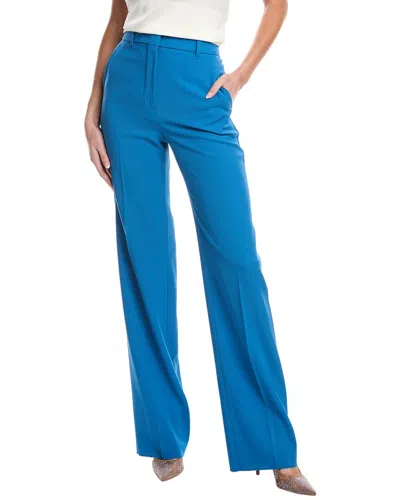 Max Mara Studio Agami Wool Trouser In Blue