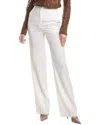 Max Mara Studio Agami Wool Trouser In White