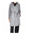 Max Mara Long-sleeved Coat In Gray