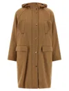 Max Mara Alcade Puffer Jackets Beige In Neutral