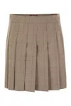 Max Mara Studio Gonna In Brown