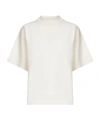 Max Mara Studio Amici Short-sleeved Knitted Jumper In Neutral