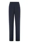 Max Mara Studio Aosta Cady Trousers In Blue