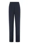 Max Mara Studio Aosta Cady Trousers In Blue