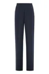 Max Mara Studio Aosta Cady Trousers In Blue