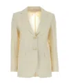 Max Mara Studio Assenzi Single-breasted Blazer In Multi