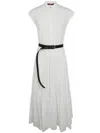 Max Mara Studio Shirt Dress With Ruffles
