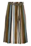 Max Mara Studio Skirt Woman Multicolor In Green