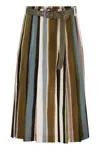 Max Mara Studio Skirt Woman Multicolor In Green