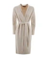 Max Mara Women Gestro Wool And Cashmere Coat With Belt In Nude