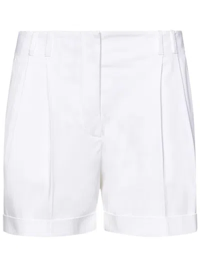 Max Mara Studio Bergen Shorts In White