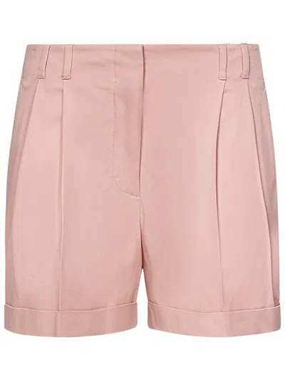 Max Mara Studio Bergen Shorts In Pink