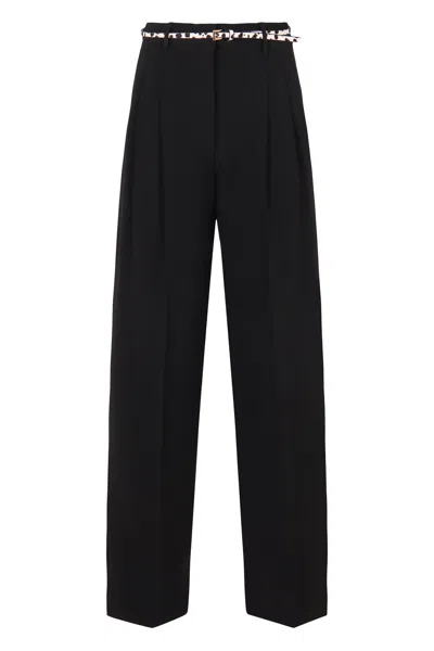 Max Mara Studio Black Cady Pants