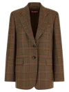 Max Mara Studio Blazer In Brown