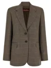 Max Mara Studio Blazer In Brown