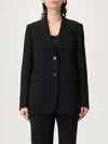 Max Mara Studio Blazer Woman Black In Black