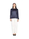 Max Mara Studio Blouse In Blue