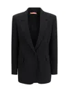 Max Mara Single-breasted Tailored Blazer In Multi
