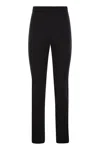 Max Mara Studio Bozen Slim Trousers In Technical Cady