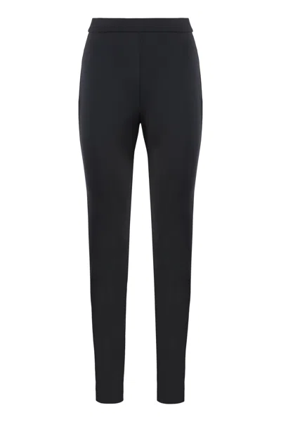 Max Mara Bozen Straight-leg Trousers In Black