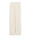 Max Mara Studio Butter Linen Trousers In Neutral
