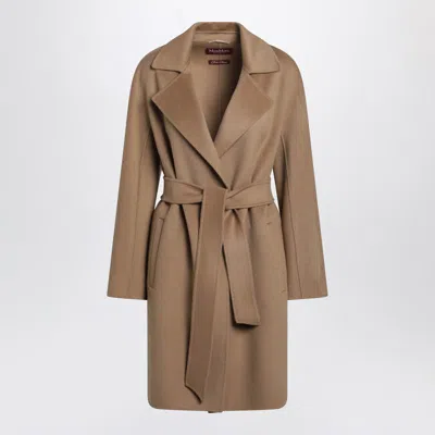 MAX MARA MAX MARA STUDIO CAMEL WRAP COAT IN AND