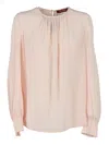Max Mara Studio Camicia Colmo In Pink