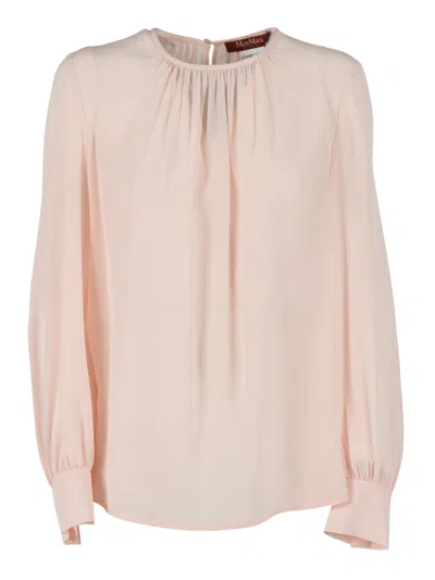 Max Mara Studio Camicia Colmo In Pink