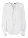Max Mara Studio Camicia Colmo In White