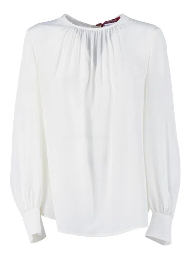 Max Mara Studio Camicia Colmo In White