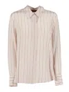 Max Mara Studio Camicia Flirt In Neutral