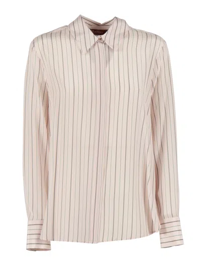 Max Mara Studio Camicia Flirt In Neutral