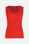 Max Mara Studio Canotta Rossa In Rosso