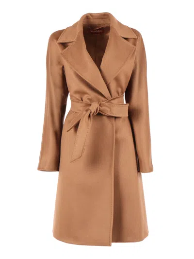 Max Mara Studio Cappotto Dravenna In Brown