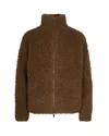 Max Mara Studio Cardigan In Brown