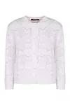 Max Mara Women's Poker - Boxy Jersey In White