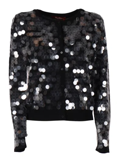 Max Mara Studio Cardigan Necton In Black