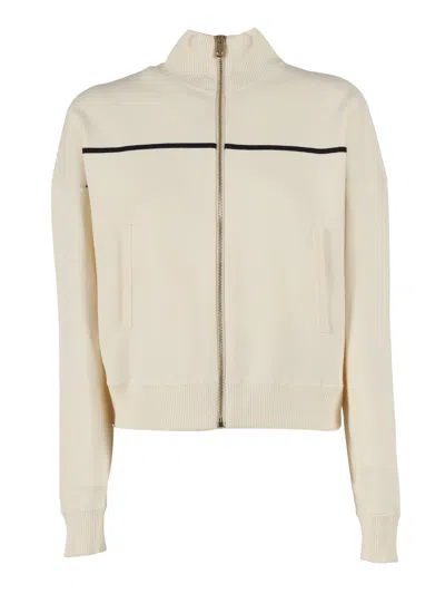 Max Mara Studio Cardigan Vampata In White