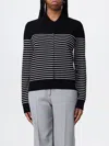 Max Mara Sorbona Cardigan In Jacquard Viscose In Black