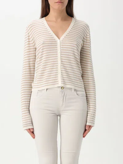 Max Mara Studio Cardigan Woman Milk In Neutral