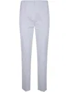 Max Mara Studio "carpa" Popeline Stretch Classic Trousers In Multi