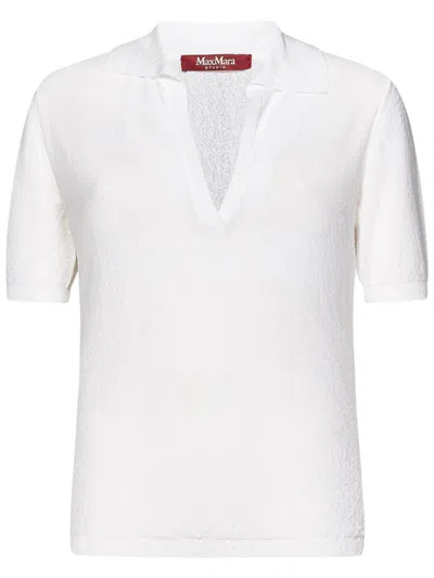 Max Mara Studio Casarsa Sweater In White